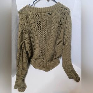 Distressed sweater